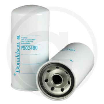 Donaldson Brandstoffilter P502480 - Opschroeven, Ø125mm, Lengte 275mm, Cellulose