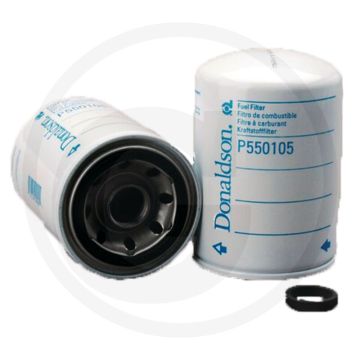 Donaldson Brandstoffilter P550105 - Opschroeven, Cellulose, Ø93mm, 136mm, 6.9 bar