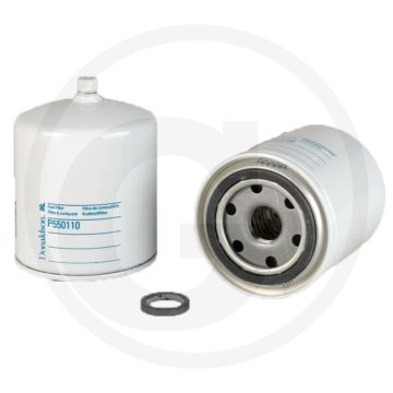 Donaldson Brandstoffilter P550110, Opschroeven, Ø 93,8 mm, Lengte 126,4 mm, 99% Rendement 8 µm