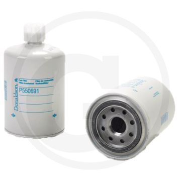 Donaldson Brandstoffilter P550691, Opschroeven, Ø 93.7 mm, Lengte 163.1 mm, Voor Cummins 3843447
