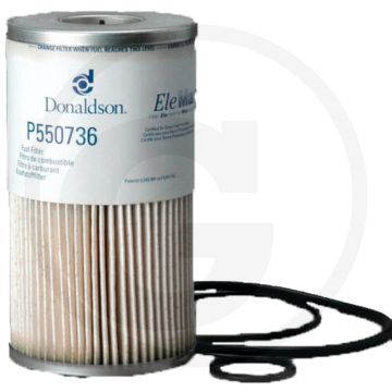 Donaldson Brandstoffilter P550736, Ø97mm, 379 l/min, 25µm, 95% H2O rendement