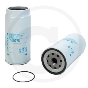Donaldson Brandstoffilter P550778 - Opschroeven, 108mm Ø, 229mm L, 20µm 99% Rendement