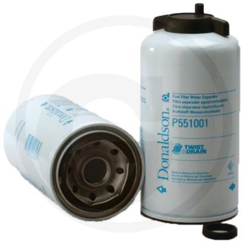Donaldson Brandstoffilter Twist&Drain™, Opschroeven, 193.1mm, 10µm Rendement 99%