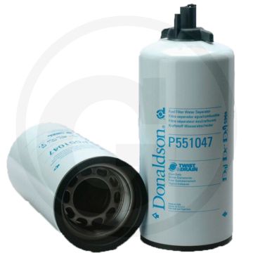Donaldson Brandstoffilter P551047, Opschroeven, Ø114,8mm, 292,1mm, Twist&Drain™, Cummins 4010651
