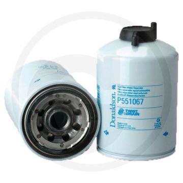 Donaldson Brandstoffilter P551067, Opschroeven, Ø107,3mm, 173,1mm, 5.69 l/min, Twist&Drain™