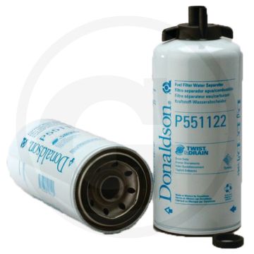 Donaldson Brandstoffilter P551122, Opschroeven, 10µm, 95% H2O rendement