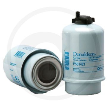 Donaldson Brandstoffilter P551421, Ø80mm, L154.3mm, 99% Rendement bij 3µm