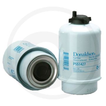 Donaldson Brandstoffilter P551427, Cellulose, Ø80mm, L154.3mm, 99% Rendement bij 15µm