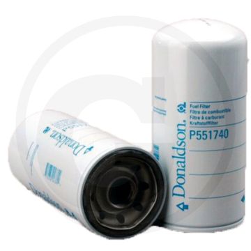 Donaldson Brandstoffilter P551740 - Opschroeven, 80,8mm Ø, 176mm L, 9µm Rendement 99%