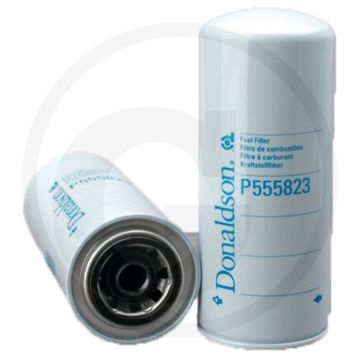 Donaldson Brandstoffilter P555823 - Opschroeven, 107,5mm Ø, 262mm L, 9µm Rendement 99%