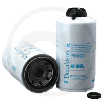 Donaldson Brandstoffilter P558000 - Opschroeven, 93mm Ø, 193mm L, Twist&Drain™ Merk