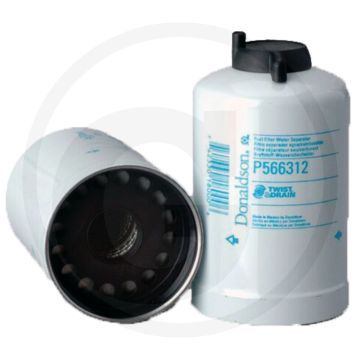 Donaldson Brandstoffilter P566312 - Opschroeven, Ø97.5mm, 171.5mm, Twist&Drain™ Merk