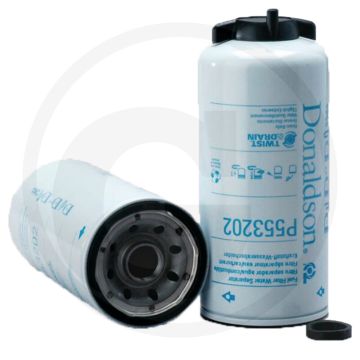 Donaldson Brandstoffilter P553202, Opschroeven, Ø93mm, 219.5mm, 99% Rendement bij 23µm