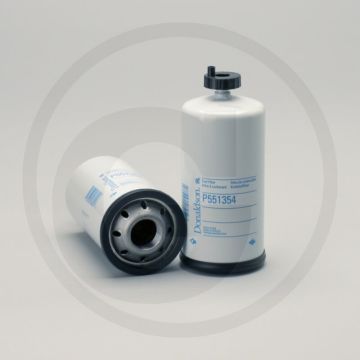 Donaldson Brandstoffilter P551354, Opschroeven, Ø87mm, Lengte 203mm, Voor CAT 1R1804