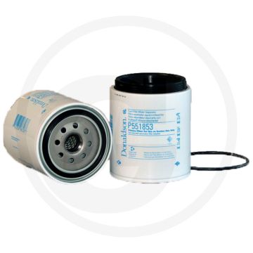 Donaldson Brandstoffilter P551853, Ø107.7mm, Lengte 128.7mm, Rendement 90% bij 30µm