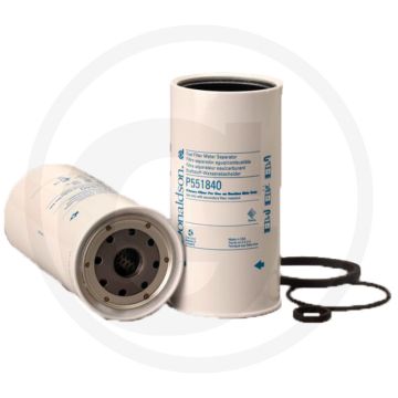 Donaldson Brandstoffilter P551840, Ø 96,5mm, Lengte 188mm, Rendement 90% bij 30µm