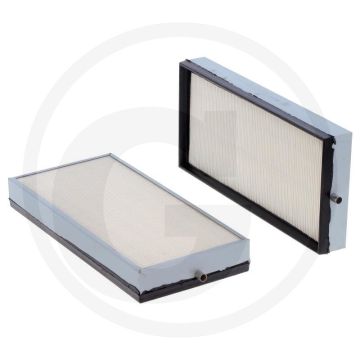 HIFI Cabinefilter - 347x152x42mm, OEM 3233584R2, Fleetguard AF26183