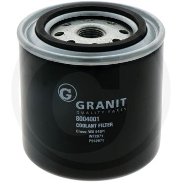 Koelwaterfilter - MANN nr. WA940/1, H 105,4mm, G 1 1/16-16 UN