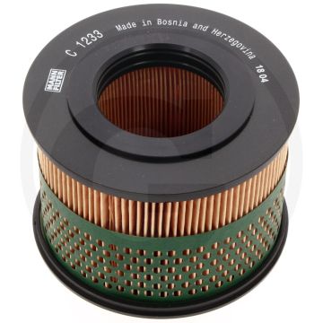 MANN FILTER Luchtfilter C1233 - Ø 112/113,5 mm, Hoogte 76 mm