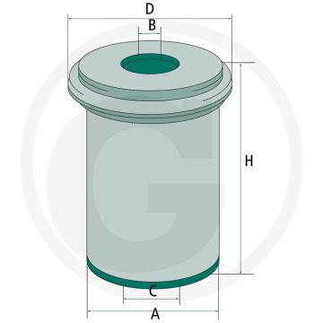 MANN FILTER Luchtfilter (passende luchtfilter binnen 565CF1300)