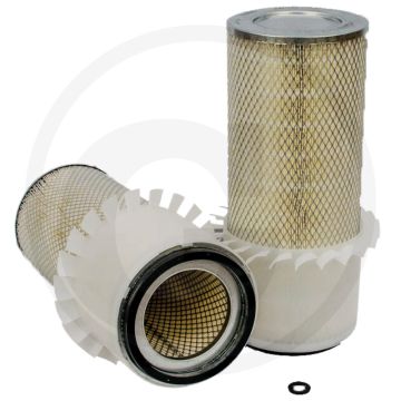 Donaldson Luchtfilter - Geribbeld, Cellulose, Ø174mm, Lengte 406mm, Efficiëntie 99.9%