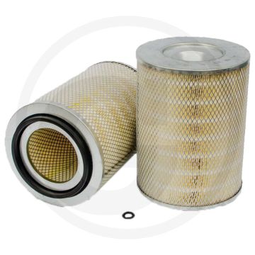 Donaldson Luchtfilter P127075, Rond, Ø234mm, Lengte 317.4mm, Efficiëntie 99.9%