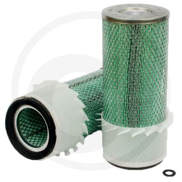Donaldson Luchtfilter - Geribbeld, Vlamvertragend, Ø133.2mm, L304.8mm, Efficiëntie 99.9%