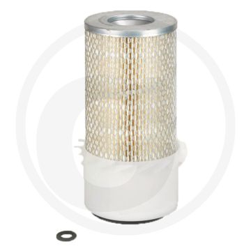 Donaldson Luchtfilter P148966 - Geribbeld, Ø133.6mm, 99.9% Efficiëntie, Lengte 279mm