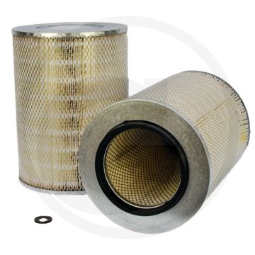 Donaldson Luchtfilter - Rond, Cellulose, Ø 264,3 mm, Lengte 369 mm, Efficiëntie 99.9%