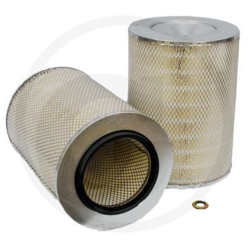 Donaldson Luchtfilter P182044, Rond, Ø264.3mm, Lengte 368.3mm, Efficiëntie 99.9%