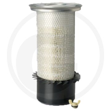 Donaldson Luchtfilter P773605 - Geribbeld, Ø154,5mm, L380,5mm, 99.9% Efficiëntie, JCB 32903601