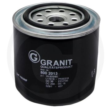 Motoroliefilter - MANN W920/80, 3/4"-16 UNF, Hoogte 97mm