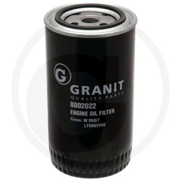 Motoroliefilter - 3/4"-16 UNF, Hoogte 177mm, MAHLE OC42, MANN W950/7, Donaldson P554407