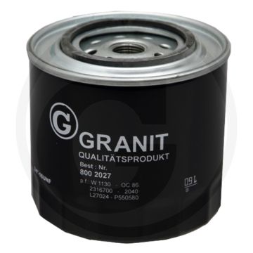 Motoroliefilter - 3/4"-16 UNF, Ø108mm, H115mm, MAHLE OC86