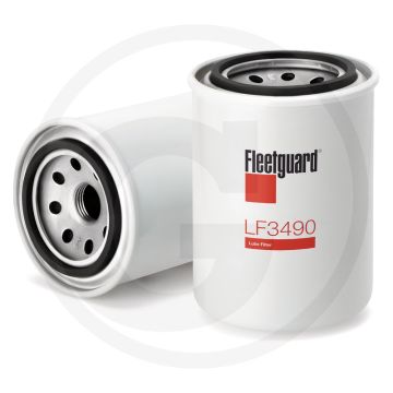 Fleetguard Motoroliefilter LF3490, 3/4"-16 UNF-2B, Ø 80,52 mm, Hoogte 113,79 mm, ADBV: YES