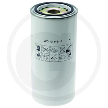 MANN FILTER Oliefilter WD13145/18 Hoogte 302mm Draad 1 1/2"-16 UN-2B