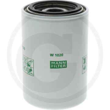 MANN FILTER Oliefilter W1020 1-16 UN Ø94mm Hoogte 148mm