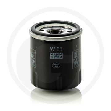 MANN FILTER Motoroliefilter W68 M20x1,5 75mm