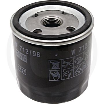 MANN FILTER Motoroliefilter W712/98 3/4"-16 UNF-1B