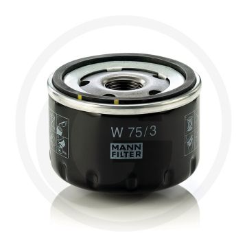 MANN FILTER Motoroliefilter W75/3 M20x1,5 50mm
