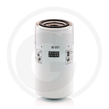 MANN FILTER Motoroliefilter W951 1 1/8"-16 UN Hoogte 174 mm