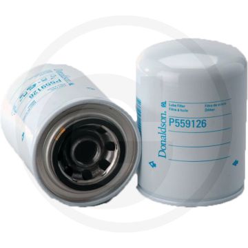 Donaldson Smeeroliefilter P559126 Opschroeven 1-12 UN Ø107mm Hoogte 147mm Cellulose