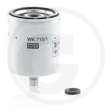 MANN FILTER Brandstoffilters Diesel WK715/1X Met afdichting