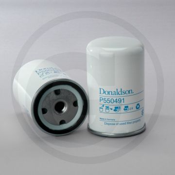 Donaldson Brandstoffilter P550491 Opschroeven M16x1.5 Zellulose 124mm 80mm Ø