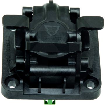 ERICH JAEGER Stekkerdoos 9P ISOBUS 12V IP54 Zwart Kunststof ISO 11783-2