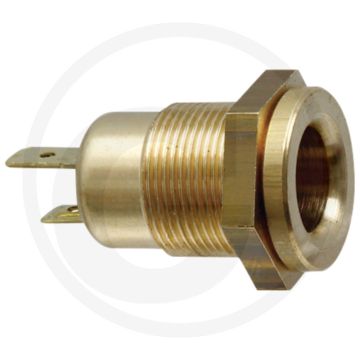 Stekkerdoos 2-polig DIN ISO 4165 6-24V 8A