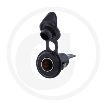 HELLA Stekkerdoos 2-polig ISO 4165 kunststof inbouw Ø23mm 8A 24V