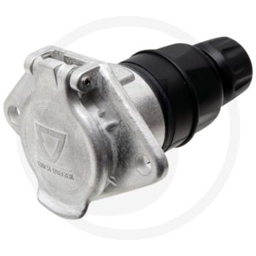 ERICH JAEGER Stekkerdoos 3-polig 24V 25A Aluminium