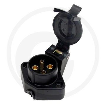 Stekkerdoos 4-polig 16A IP5K DIN/ISO 72575