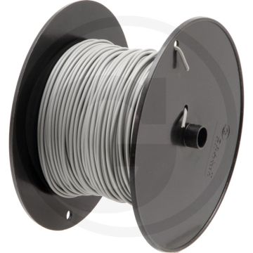 Kabel 0,75mm² Grijs PVC 100m Eénaderig FLY DIN6722